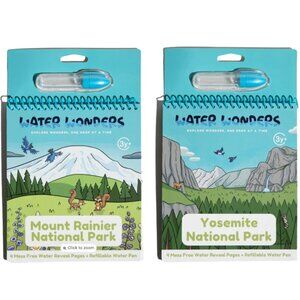 2 Pack Water Reveal Books - National Parks